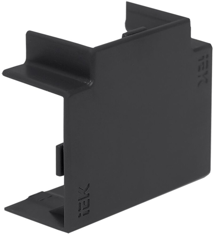 IEK ELECOR Угол Т-образный КМТ 40х25 черный (4шт/компл) (EL-KK10D-T-040-025-K02) превью в интернет-магазине электрики Форум Электро в Москве