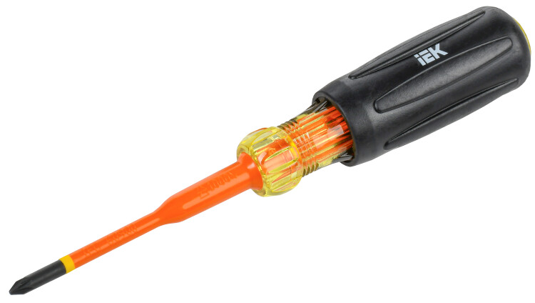 ARMA2L 5 Отвертка диэлектрическая SLIM PZ1х80 Т3 IEK (A2L5-SC31-T3-PZ-10-080) превью в интернет-магазине электрики Форум Электро в Москве