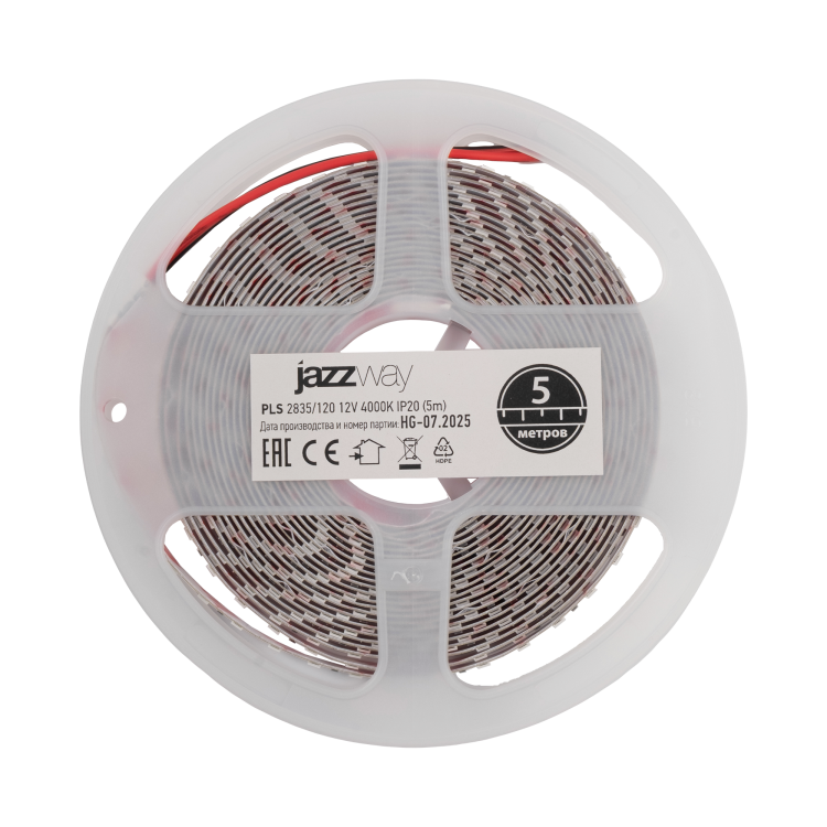 Лента светодиодная PLS 2835/120-12V 4000K IP20 5m (белый) Jazzway (.5066373) превью в интернет-магазине электрики Форум Электро в Москве