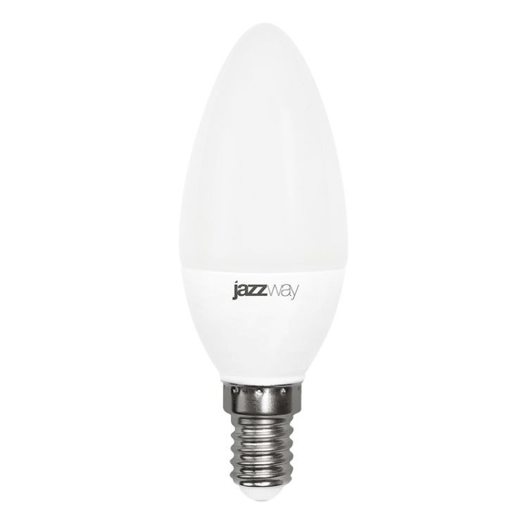 Jazzway Лампа светодиодная (LED) "свеча" 5W E14 4000K мат 400Lm (.1036865A) превью в интернет-магазине электрики Форум Электро в Москве