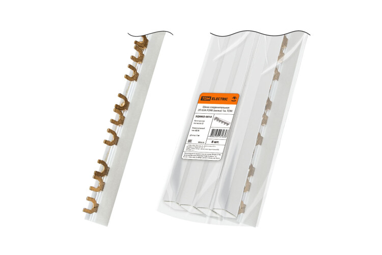 TDM Шина соединительная 2П 63A FORK (вилка) 1м.