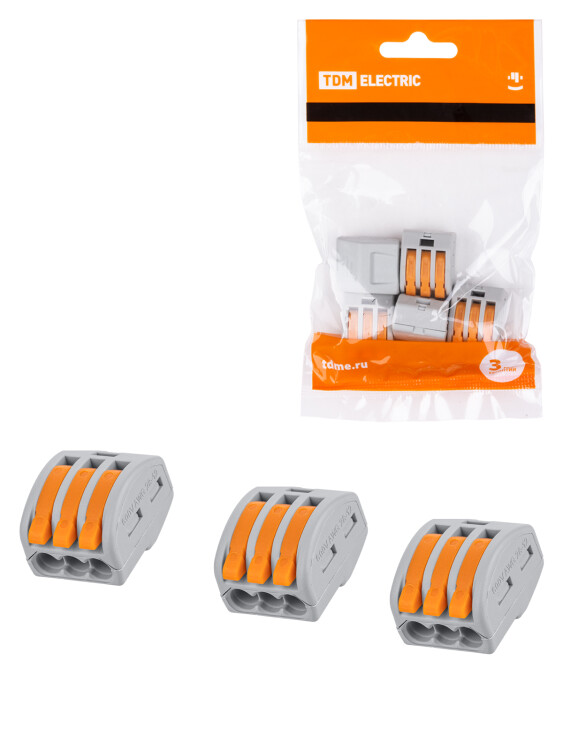 TDM Соединительная клемма СК-413 (2,5мм2) (5 шт/упак)