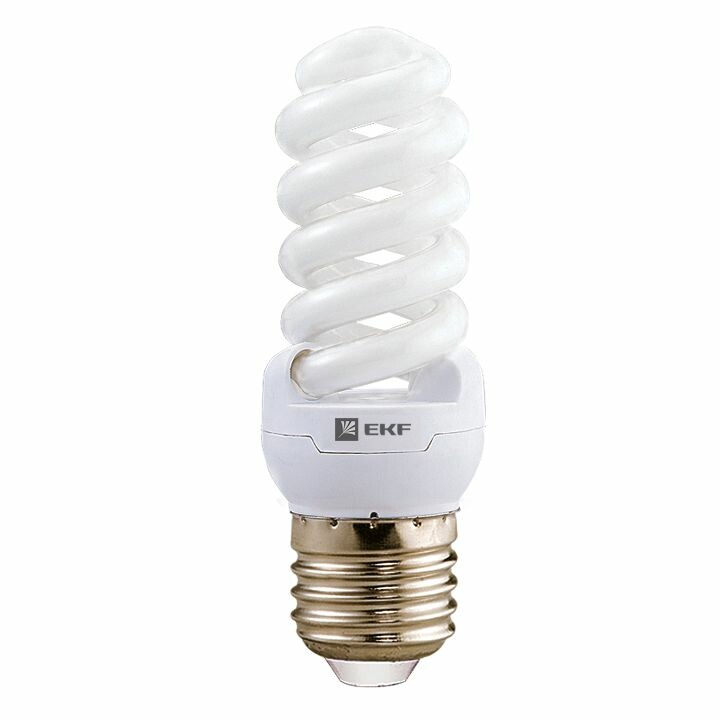 EKF Лампа энергосберегающая FS8-спираль 11W 4000K E27 8000h Simple (FS8-T3-11-840-E27) превью в интернет-магазине электрики Форум Электро в Москве