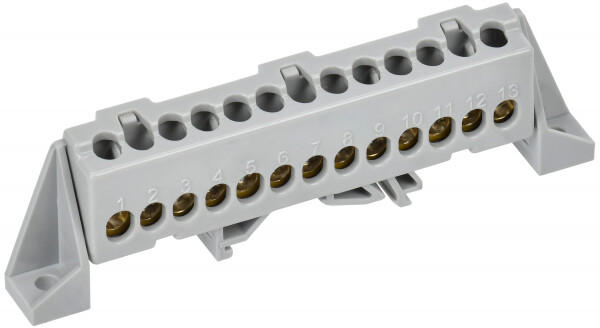 TEKFOR Шина L "фаза" в комб. изол. "Стойка" 6х9-13-Ср IEK (TF-NN10-13-DP-K03) превью в интернет-магазине электрики Форум Электро в Москве