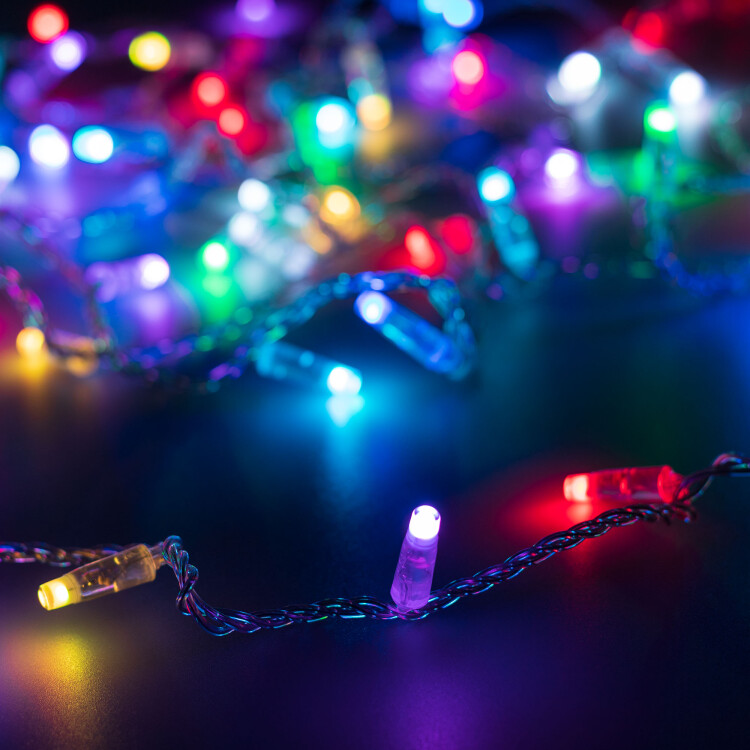 Arlight Светодиодная гирлянда ARD-STRING-CLASSIC-20000-CLEAR-200LED-SYNC RGB (230V, 13W, RF ПДУ, 4000) (Ardecoled, IP65) (064843) превью в интернет-магазине электрики Форум Электро в Москве