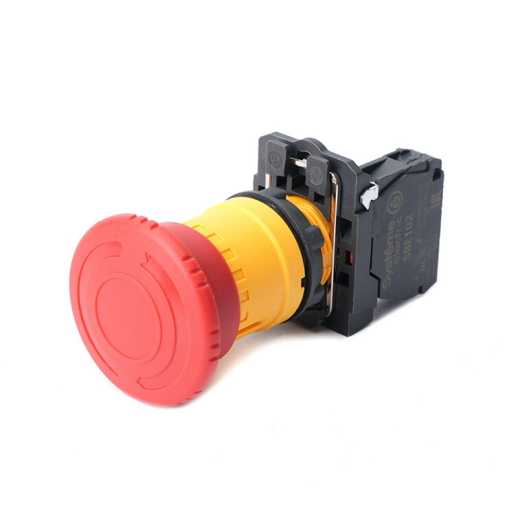 Systeme Electric Кнопка аварийн ост SB5 в сборе 22мм 40мм повернуть для возврат пластик 1НЗ (SB5AS8442) превью в интернет-магазине электрики Форум Электро в Москве