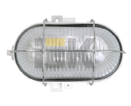 IEK Светильник НПП2604А белый/овал с алюминиевой решеткой пластик 60Вт IP54 (LNPP0-2604A-1-060-K01) превью в интернет-магазине электрики Форум Электро в Москве