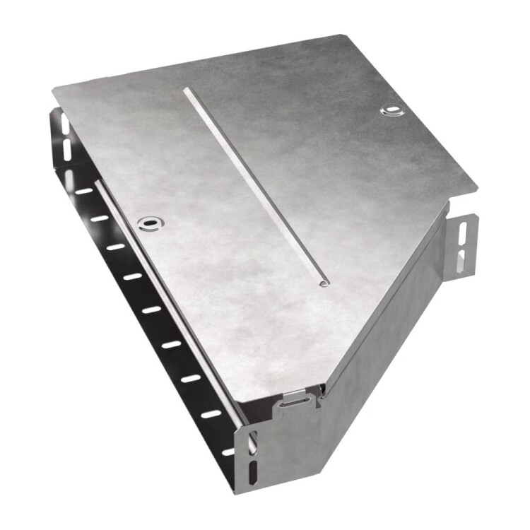 Промрукав Переходник левый с крышкой Стандарт 500х300х80 (PR16.0695) превью в интернет-магазине электрики Форум Электро в Москве