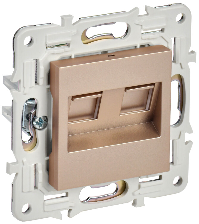 Фотография IEK SKANDY Песочный Розетка компьютерная двойная RJ45 кат.5E SK-K03Sa (SK-K20-1-K98) в интернет-магазине Форум Электро в Москве Картинка IEK SKANDY Песочный Розетка компьютерная двойная RJ45 кат.5E SK-K03Sa (SK-K20-1-K98) в интернет-магазине Форум Электро в Москве