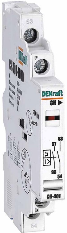 Контакт сигнальный 2НО для ВА-401 DEKraft (21256DEK) превью в интернет-магазине электрики Форум Электро в Москве