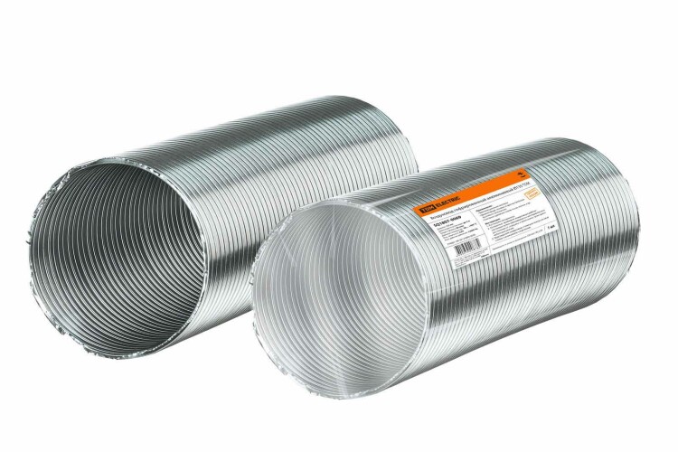 TDM Воздуховод гофрированный алюминиевый Ø135 (SQ1807-0069) превью в интернет-магазине электрики Форум Электро в Москве