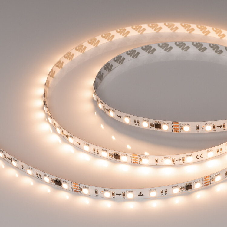 Arlight Лента SPI-B60-10mm 24V Warm3000-PX6-RAM (15 W/m, IP20, 5060, 5m) (бегущий огонь) (039040) превью в интернет-магазине электрики Форум Электро в Москве