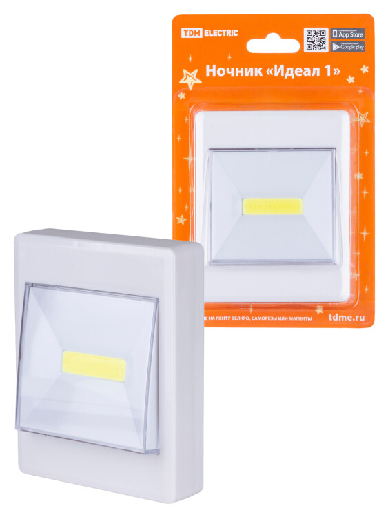 TDM Ночник "Идеал 1", 2 Вт, 4хААА, магнит, (SQ0357-0125) превью в интернет-магазине электрики Форум Электро в Москве
