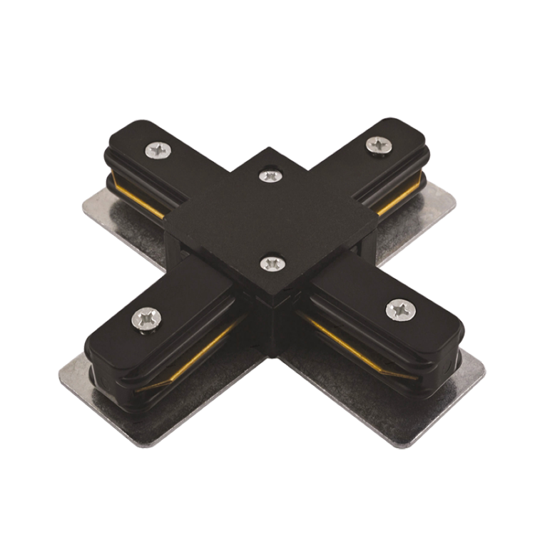 Jazzway PTR CX-BL Коннектор чёрный X -обр. (.5010871) превью в интернет-магазине электрики Форум Электро в Москве