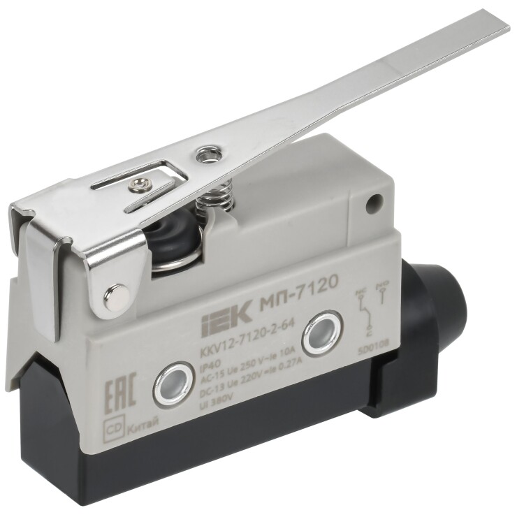 IEK Микр. конц. МП-7120 рычаг IP40 (KKV12-7120-2-64) превью в интернет-магазине электрики Форум Электро в Москве