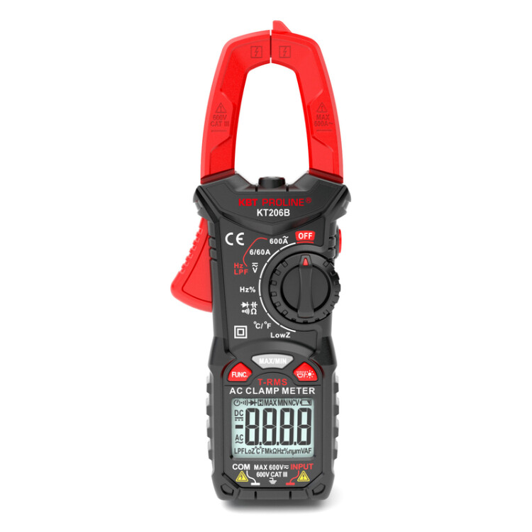 КВТ KT 206B "PROLINE" Токовые клещи цифровые (79130) превью в интернет-магазине электрики Форум Электро в Москве