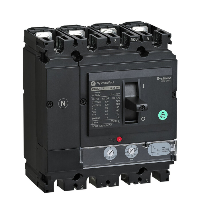 Systeme Electric Автоматический выключатель SYSTEMEPACT CCB100 50KA 4P4D TMD16 рычаг (SPC100N016L4DF) превью в интернет-магазине электрики Форум Электро в Москве