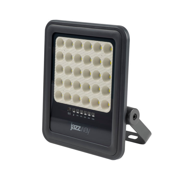 Jazzway Прожектор PFL SOLAR 02 100 6500K GR IP65 (.5058477) превью в интернет-магазине электрики Форум Электро в Москве
