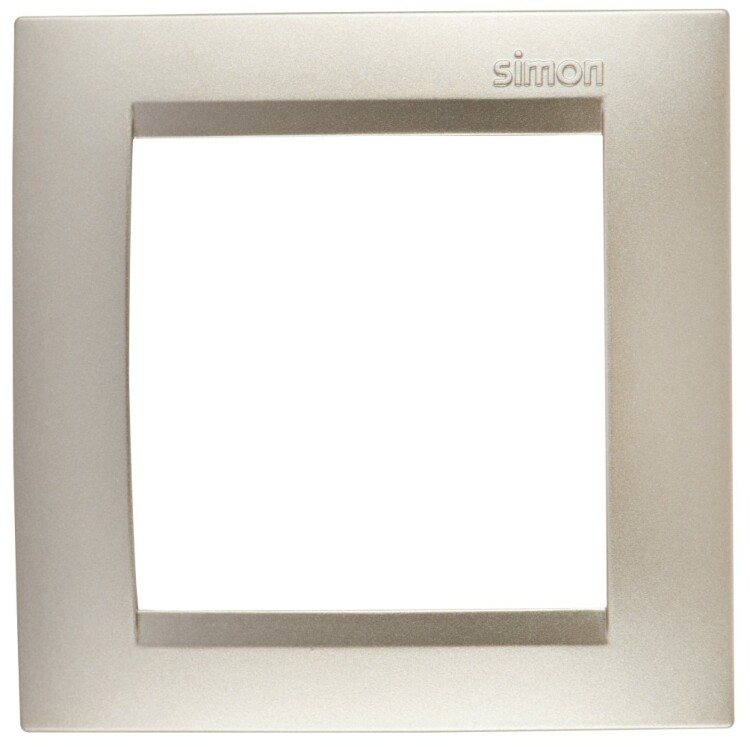 Картинка Рамка на 1 пост, шампань (1500610-034) в интернет-магазине Форум Электро в Москве