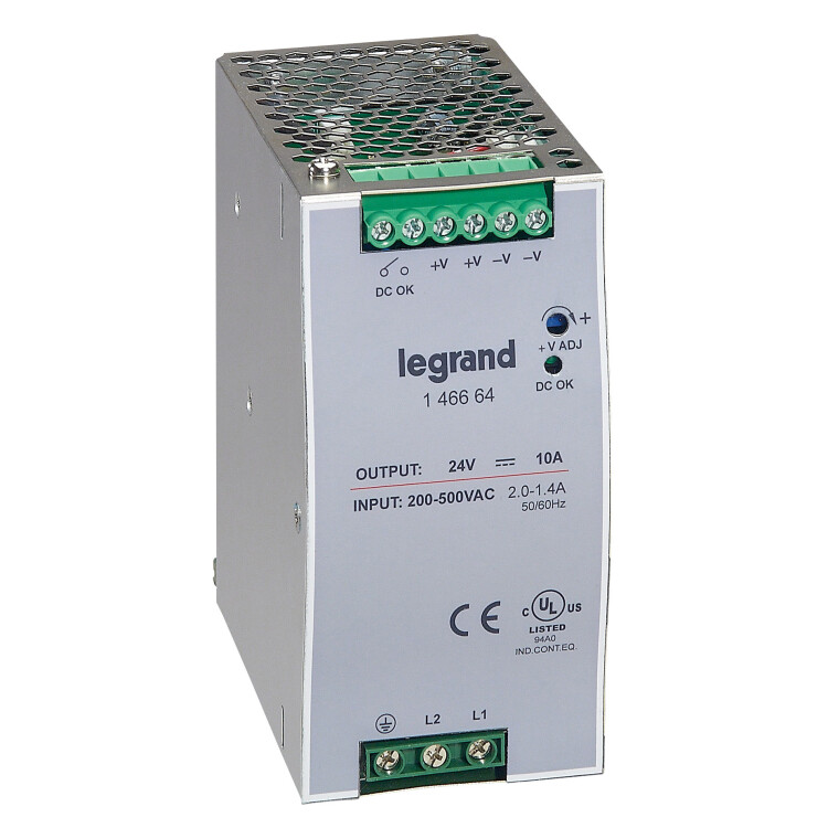 Legrand 1/2-фазный Импульсный источник питания 24В 240Вт10A