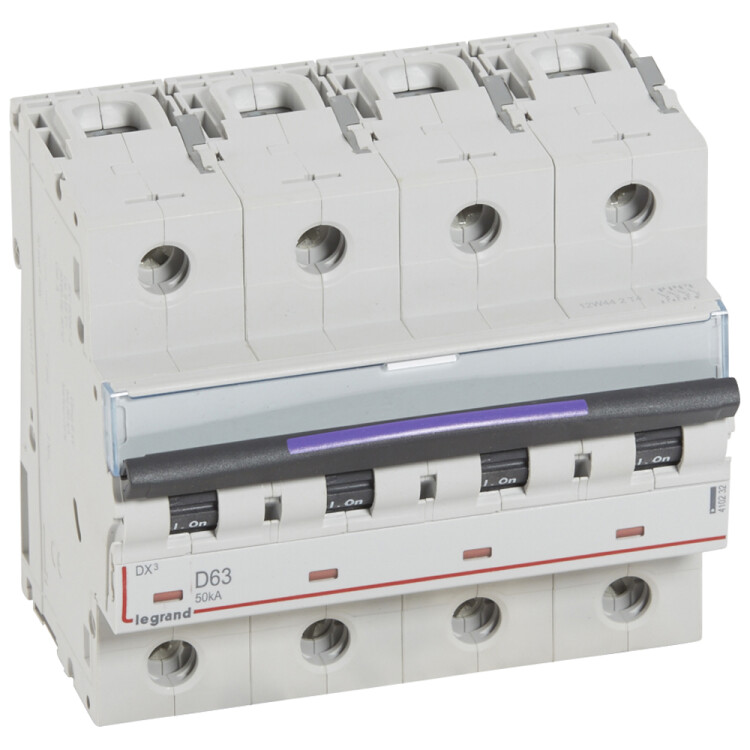 Legrand DX3 Автоматический выключатель 50кА 63А 4P D (410232) превью в интернет-магазине электрики Форум Электро в Москве Legrand DX3 Автоматический выключатель 50кА 63А 4P D (410232) превью в интернет-магазине электрики Форум Электро в Москве