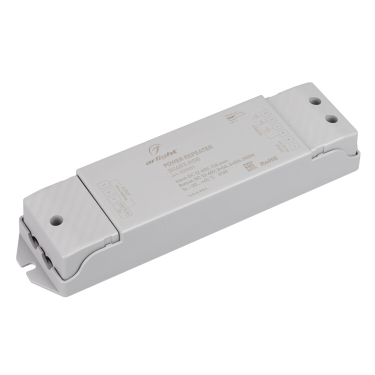 Arlight Усилитель SMART-RGB (12-60V, 3x5A) (-) (029601) превью в интернет-магазине электрики Форум Электро в Москве Arlight Усилитель SMART-RGB (12-60V, 3x5A) (-) (029601) превью в интернет-магазине электрики Форум Электро в Москве