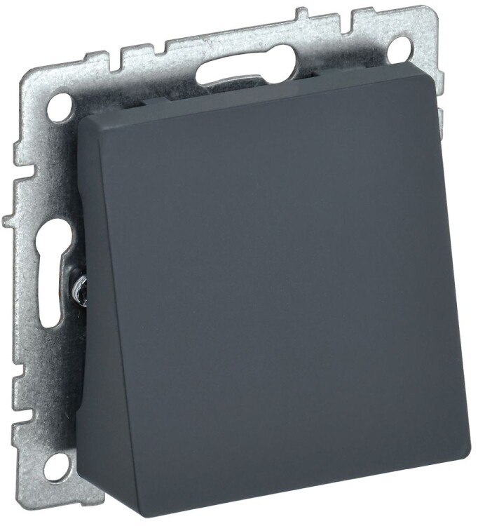 Картинка IEK BRITE BASE Графит Вывод кабеля МВ10-БрГ (BR-VK10-0-K53) в интернет-магазине Форум Электро в Москве