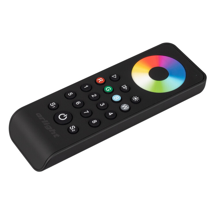Arlight Пульт SMART-R43-RGBW Black (8 зон, 2.4G) (IP20 Пластик, 5 лет) (031953) превью в интернет-магазине электрики Форум Электро в Москве