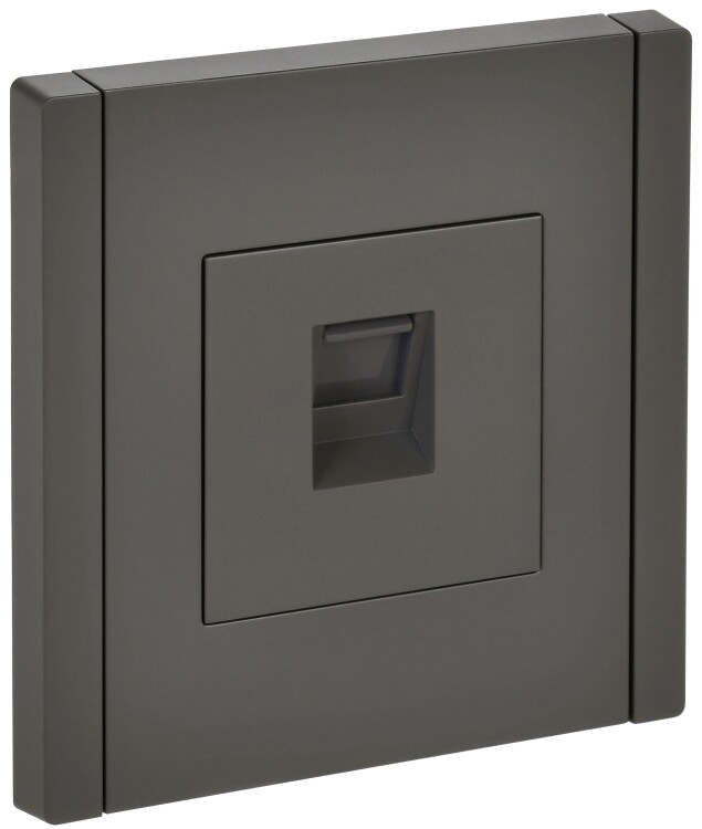 Картинка IEK FORTE&PIANO Серый Розетка комп. RJ45 кат.5E FP332 (FP-K10-1-K03) в интернет-магазине Форум Электро в Москве