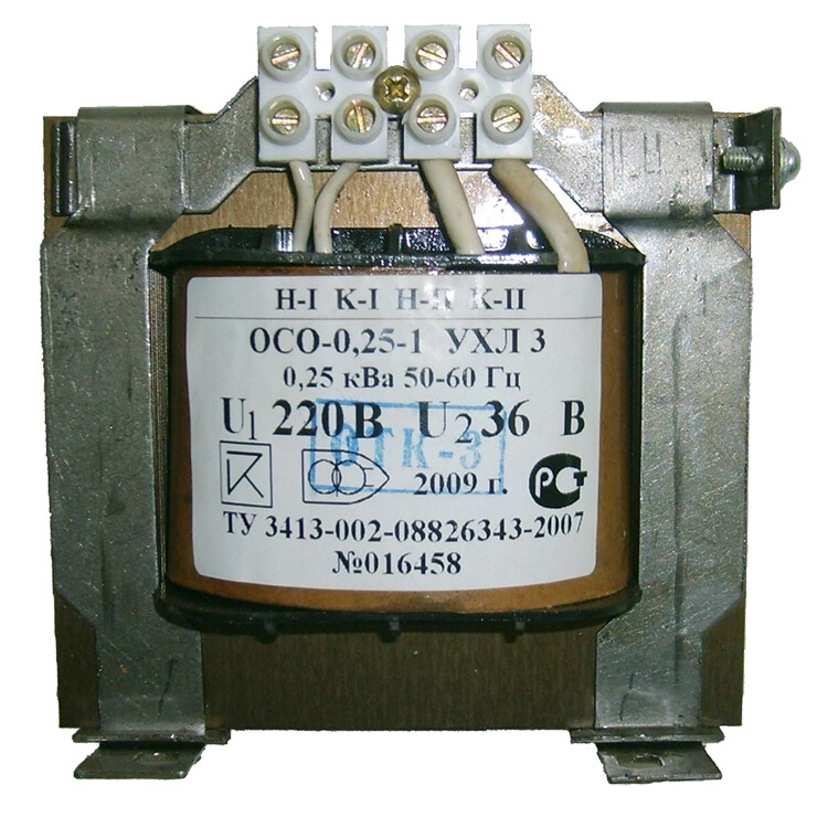 Электротехник ОСО-0,25 УХЛ3 220/36, IP00, трансформатор