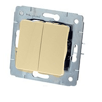 Фотография Legrand Cariva Крем Выключатель 2-х клавишный (773758) в интернет-магазине Форум Электро в Москве Картинка Legrand Cariva Крем Выключатель 2-х клавишный (773758) в интернет-магазине Форум Электро в Москве