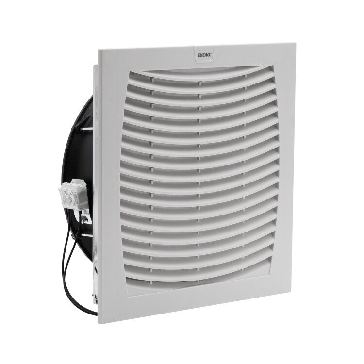DKC Вентилятор с фильтром ЭМС 500 м3/ч, 230В AC, 255х255 мм, IP54 (R5MCV25230) превью в интернет-магазине электрики Форум Электро в Москве