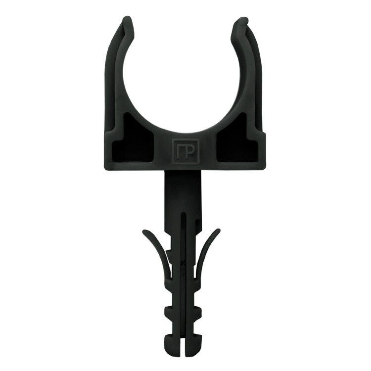 Промрукав Крепеж-клипса с дюбелем черная д20 в малой упаковке (10шт/900шт уп/кор) (PR13.0304) превью в интернет-магазине электрики Форум Электро в Москве