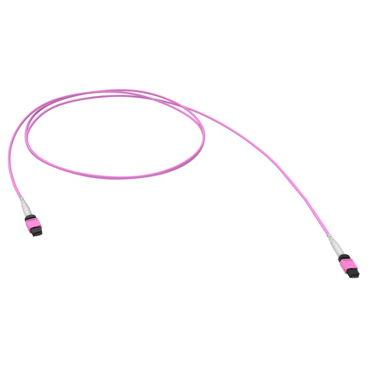 DKC Оптическая соединительная сборка 16 ОВ, 50/125 OM4, 1xMTP(16)m APC/1xMTP(16)m APC, тип В, 1 м (RNTMM16401AA) превью в интернет-магазине электрики Форум Электро в Москве