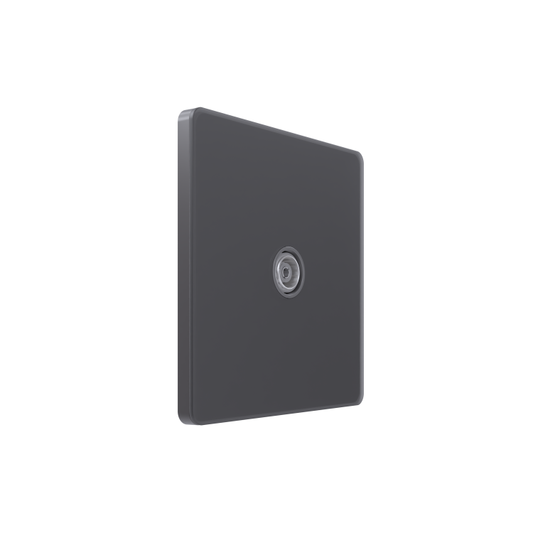 Картинка Systeme Electric Systeme Infinity Вулканический пепел Розетка телевизионная TV/FM 5-1000MГц (FSE000791) в интернет-магазине Форум Электро в Москве