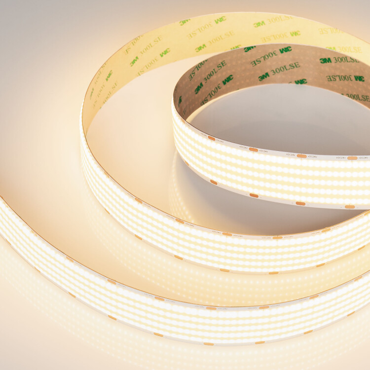 Arlight Лента COB-X1600-30mm 24V Warm3000 (40 W/m, IP20, 5m) (CRI>90) (052223) превью в интернет-магазине электрики Форум Электро в Москве