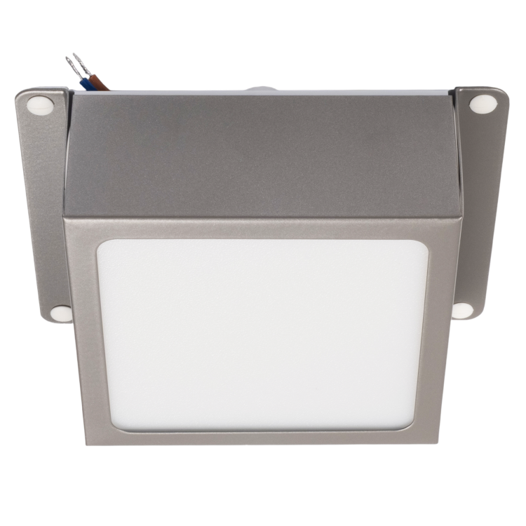 Светильник светодиодный ДВО PPL 089/G OPAL 9W 3000K GREY IP40 "Грильято" 100*100мм "Домино" Jazzway (.5068988) превью в интернет-магазине электрики Форум Электро в Москве