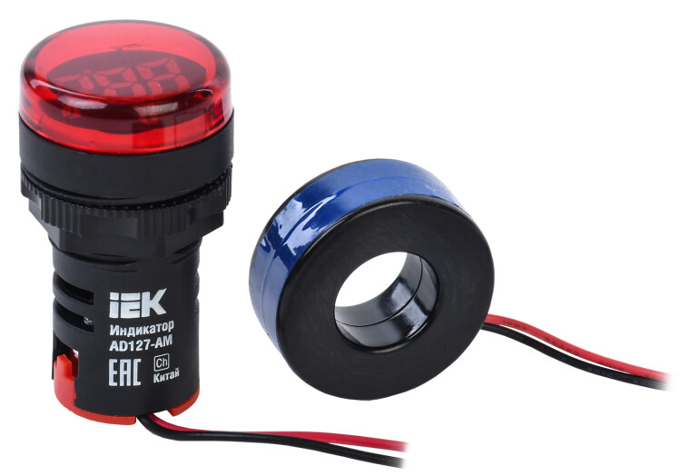 Индикатор значения тока AD127-AM IEK (BBI40-AM) превью в интернет-магазине электрики Форум Электро в Москве