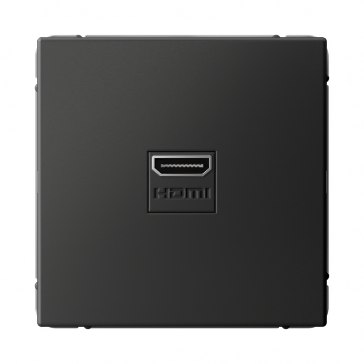 Картинка Systeme Electric ArtGallery Базальт Розетка HDMI, 16А, механизм (GAL001480) в интернет-магазине Форум Электро в Москве
