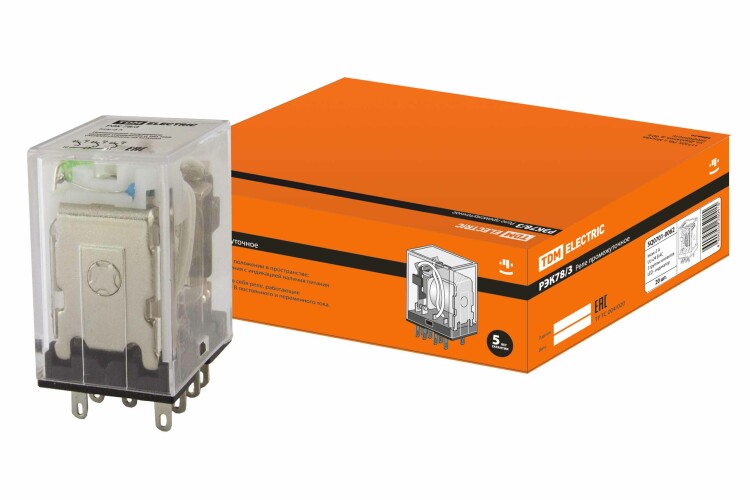 TDM Реле РЭК78/3 с инд. 5А 24В AC (SQ0701-0062) превью в интернет-магазине электрики Форум Электро в Москве