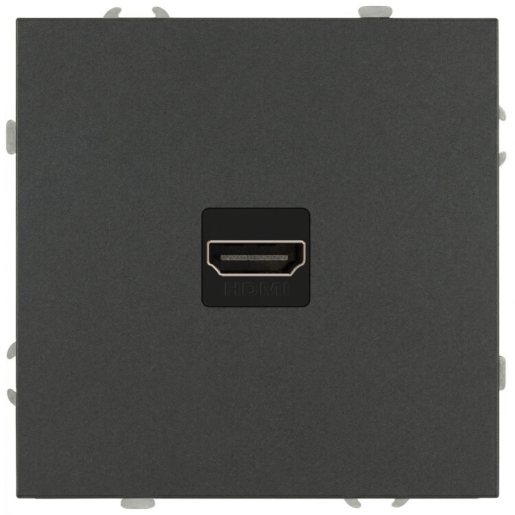 Картинка ЭРА Galaxy Розетка 15-3114-06 HDMI IP20 графит (Б0070799) в интернет-магазине Форум Электро в Москве