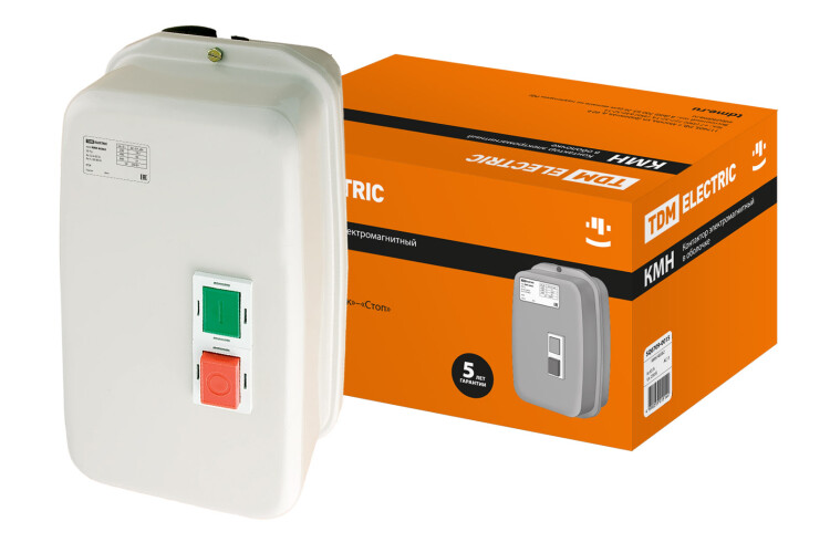 TDM Контактор КМН46562 65А в оболочке Ue=220В/АС3 IP54 (SQ0709-0015) превью в интернет-магазине электрики Форум Электро в Москве