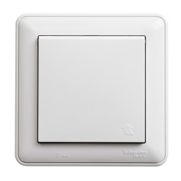 Картинка Systeme Electric Wessen 59 Aqua Бел Розетка с/з с крышкой с защитными шторками IP44 (в сборе, с рамкой) (RS16-152B-18) в интернет-магазине Форум Электро в Москве