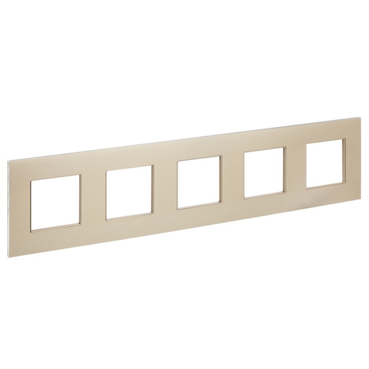 Картинка IEK SKANDY Металл Шампань Рамка 5-ая SK-F35Sh (SK-M52-M-K37) в интернет-магазине Форум Электро в Москве