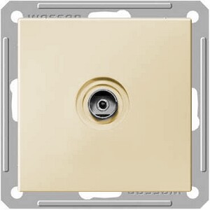Картинка Systeme Electric Wessen 59 Беж Розетка TV оконечная (RTS-151-2-86) в интернет-магазине Форум Электро в Москве