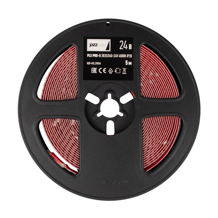 Jazzway Лента PLS PRO-5 2835/240-24V 4000K 20W/m IP20-5m (.5055889) превью в интернет-магазине электрики Форум Электро в Москве