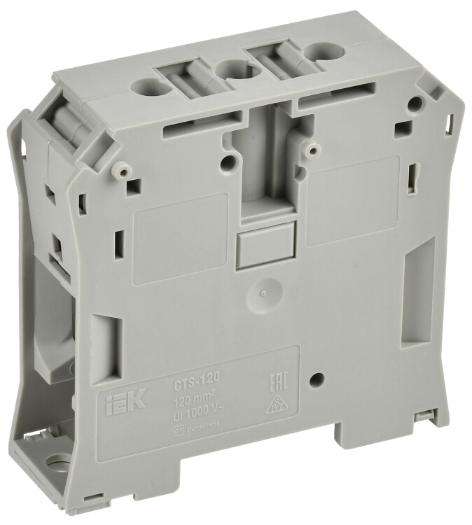 IEK Колодка клеммная CTS 120мм2 серая (YCT10-00-K03-120) превью в интернет-магазине электрики Форум Электро в Москве IEK Колодка клеммная CTS 120мм2 серая (YCT10-00-K03-120) превью в интернет-магазине электрики Форум Электро в Москве