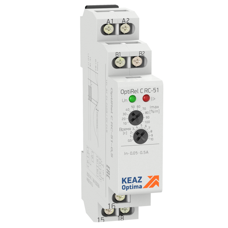 КЭАЗ Реле контроля тока OptiRel C RC-51-2 (281196) превью в интернет-магазине электрики Форум Электро в Москве КЭАЗ Реле контроля тока OptiRel C RC-51-2 (281196) превью в интернет-магазине электрики Форум Электро в Москве
