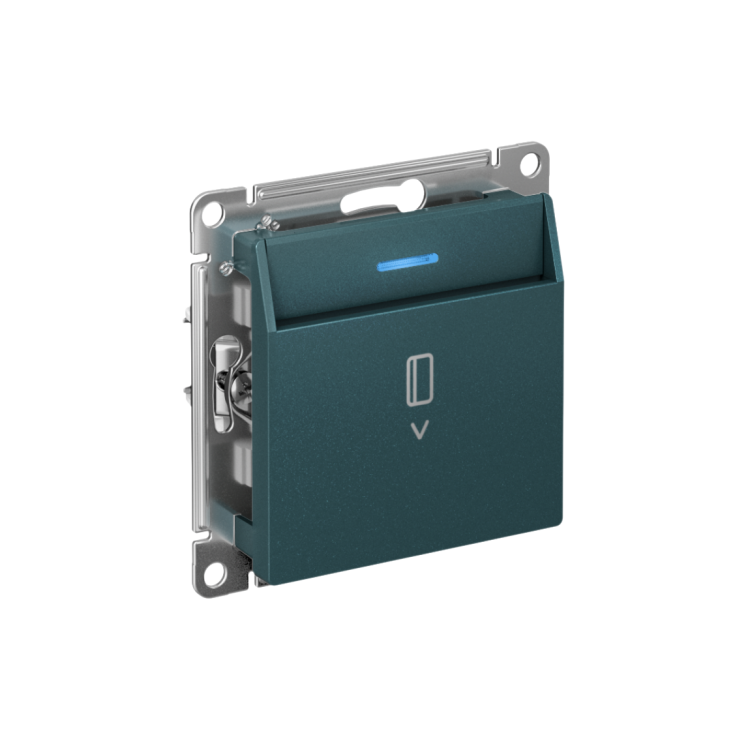 Картинка Systeme Electric AtlasDesign Изумруд Переключатель карточный с задержкой времени, механизм (ATN000867) в интернет-магазине Форум Электро в Москве