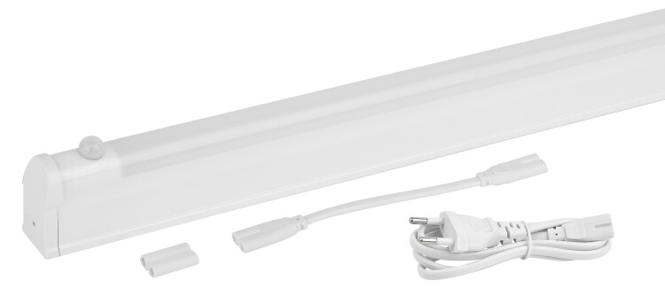 ЭРА Линейный светодиодный светильник LLED-02-08W-4000-MS-W 8Вт 4000K L574мм с датчиком движения (Б0019784) превью в интернет-магазине электрики Форум Электро в Москве